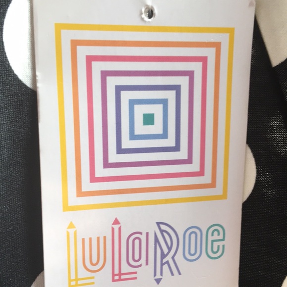 Lularoe polka dot dress 2X black and white - Picture 2 of 8